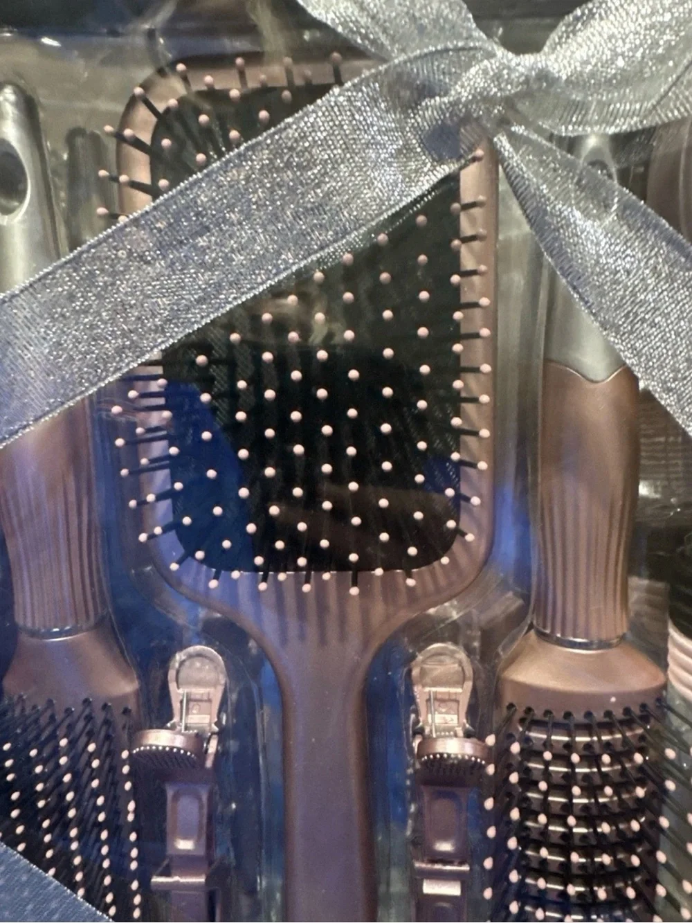 19-piece pink hairbrush and styling set (D)